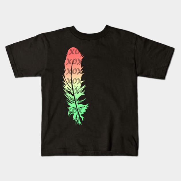 Love Light As Air Kids T-Shirt by Not Meow Designs 